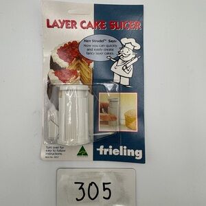 Vintage Frieling Layer Cake Slicer Adjustable Cutter Baking Tool New Sealed
